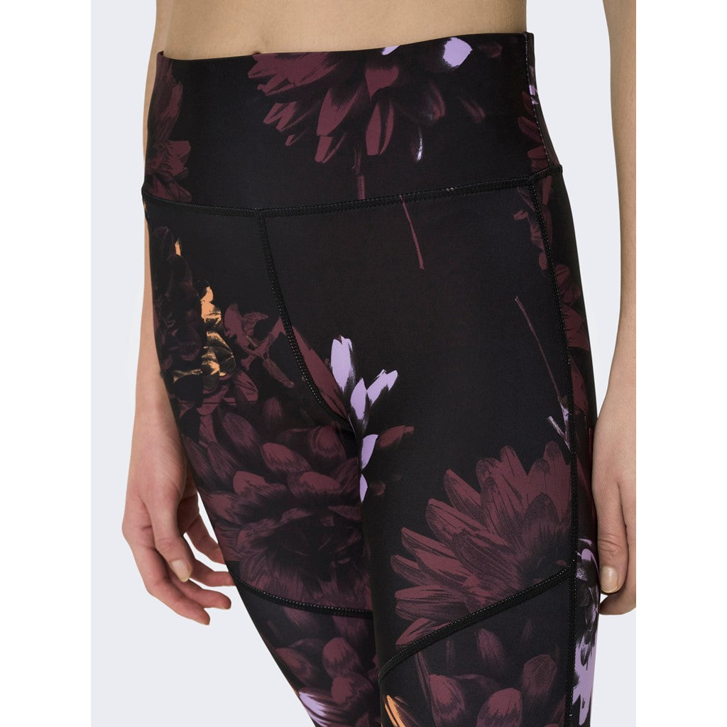 leggings com flores