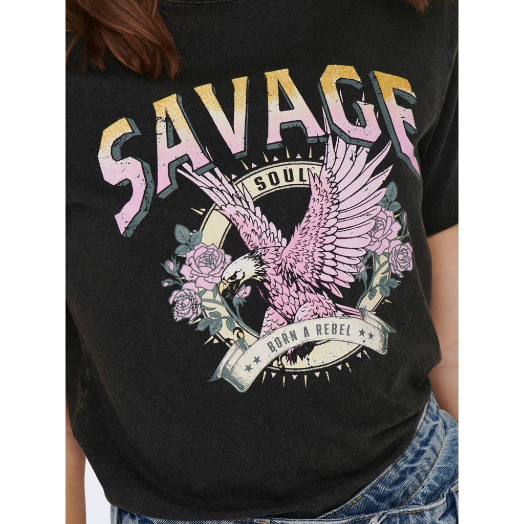 t-shirt feminina frente savage