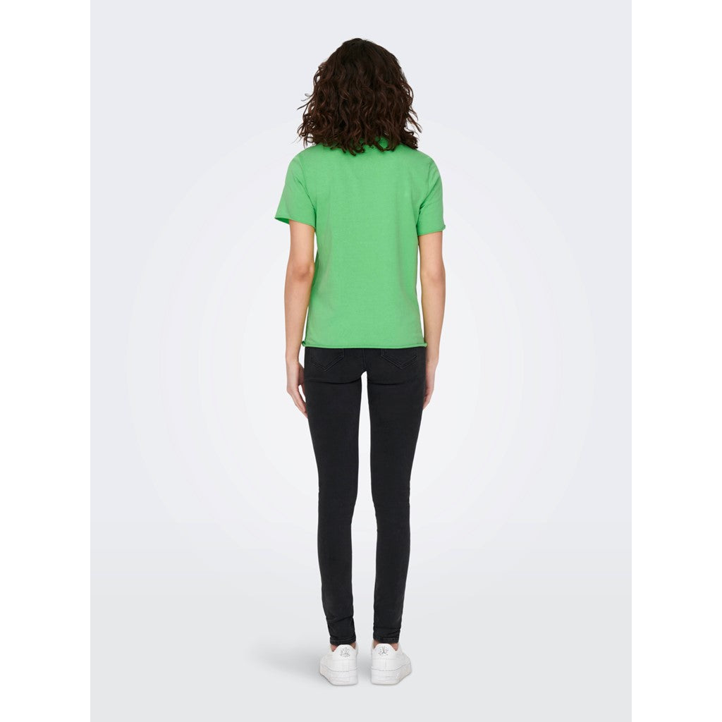 Vibrant Green Leo rewind T-shirt